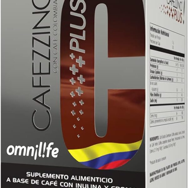 Omnilife Cafezzino Plus Café Colombiano – ¡El Café Quema Grasa que Disfrutarás Cada Día!