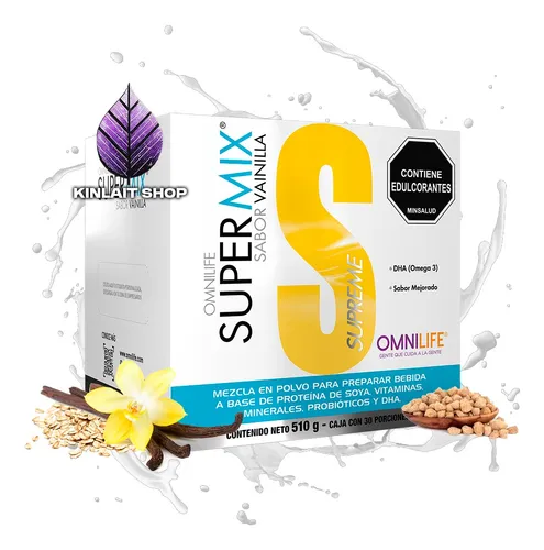 Omnilife Super Mix Supreme Vainilla – ¡La Nutrición Completa y Deliciosa para Toda la Familia!
