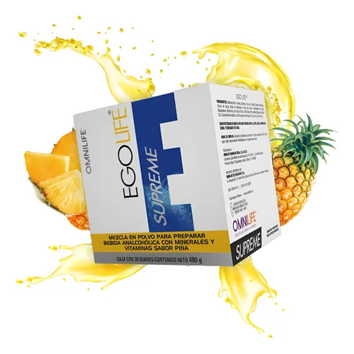 Omnilife Ego Life Supreme Piña – ¡La Hidratación Inteligente y de Élite para tu Rendimiento!