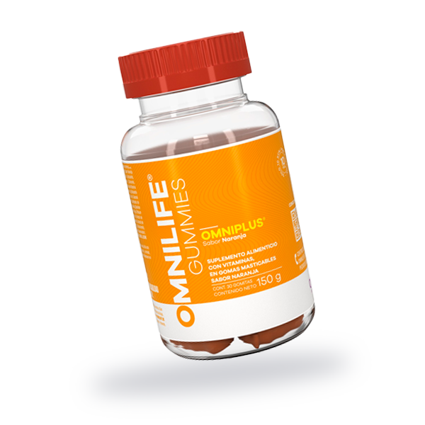 Omnilife Omniplus Gummies Naranja – ¡Defensas Inmunes de Acero para Toda la Familia!