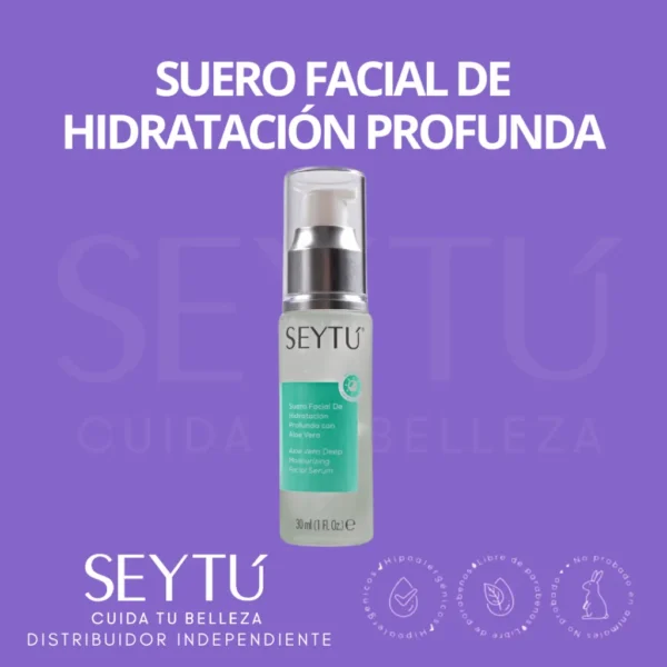 Seytú Suero Facial de Hidratación Profunda con Ácido Hialurónico – ¡Rejuvenece tu Piel al Instante!