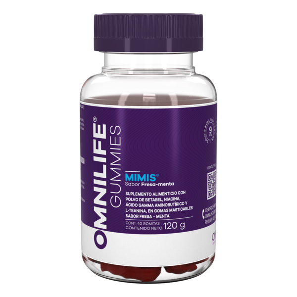 Omnilife Mimis Gummies Fresa-Menta – ¡Tu Aliado para un Sueño Reparador y Revitalizante!