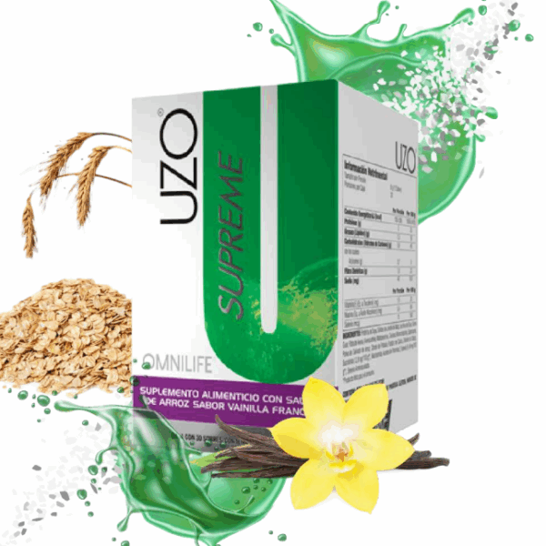 Omnilife Uzo Supreme Vainilla Francesa – ¡El Suplemento Inmunológico Más Avanzado!