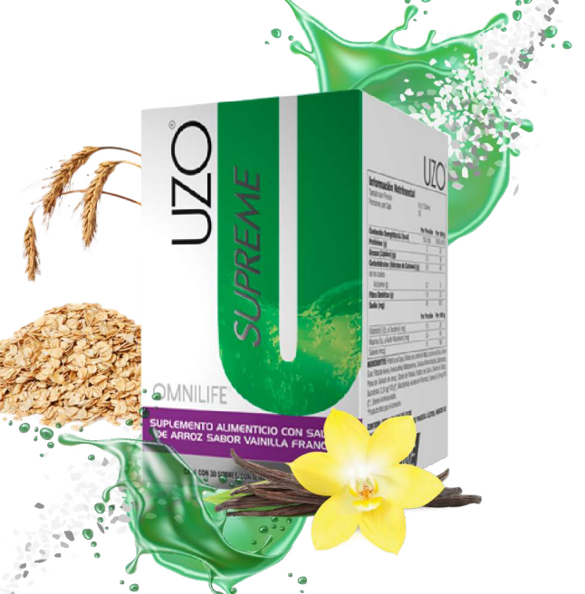 Omnilife Uzo Supreme Vainilla Francesa - ¡El Suplemento Inmunológico Más Avanzado!